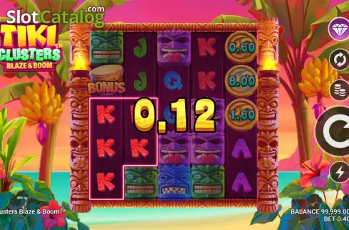 Οθόνη3. Tiki Clusters Blaze & Boom Κουλοχέρης