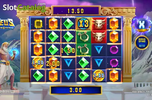 Οθόνη3. Zeus Ultim8 Pays Κουλοχέρης