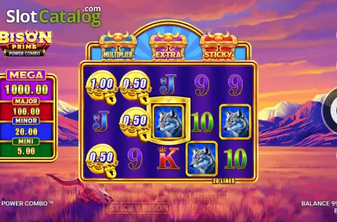 Οθόνη2. Bison Ridge Power Combo Κουλοχέρης