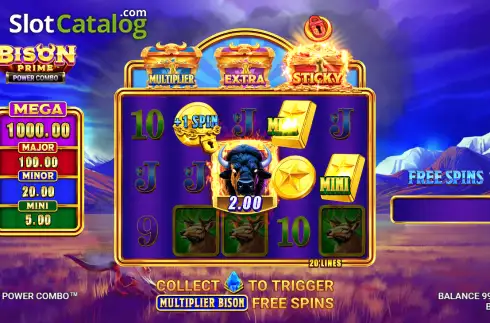 Οθόνη3. Bison Ridge Power Combo Κουλοχέρης