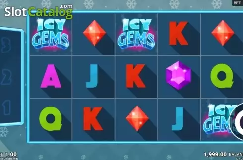 Οθόνη3. Icy Gems Κουλοχέρης