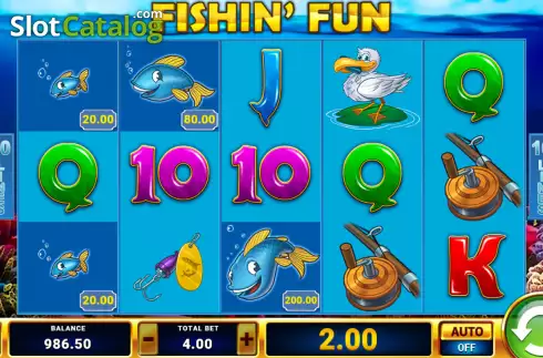 Οθόνη4. Fishin Fun (Justplay Gaming) Κουλοχέρης