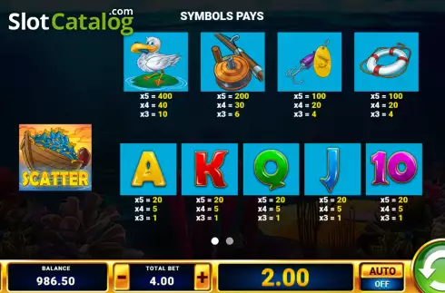 Οθόνη5. Fishin Fun (Justplay Gaming) Κουλοχέρης