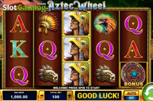 Οθόνη2. Aztec Wheel (Justplay) Κουλοχέρης