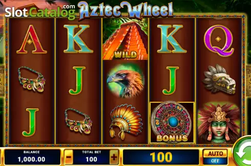 Οθόνη3. Aztec Wheel (Justplay) Κουλοχέρης