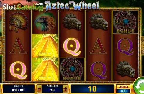 Οθόνη4. Aztec Wheel (Justplay) Κουλοχέρης