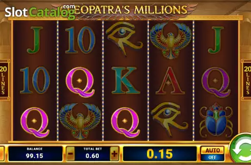 Οθόνη4. Cleopatra's Millions Κουλοχέρης