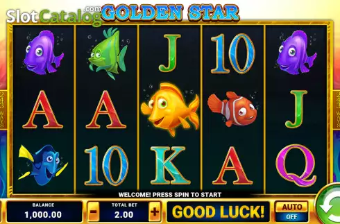 Οθόνη2. Golden Star (Justplay Gaming) Κουλοχέρης
