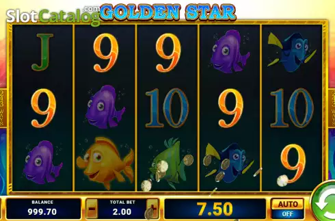 Οθόνη4. Golden Star (Justplay Gaming) Κουλοχέρης
