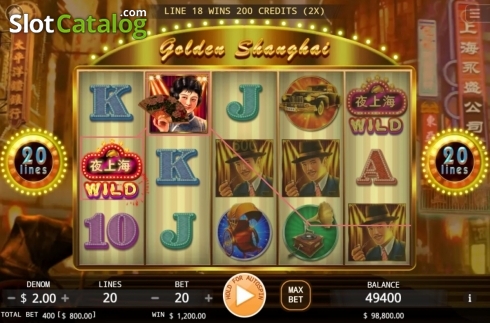 Οθόνη3. Golden Shanghai Κουλοχέρης 