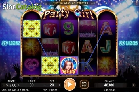 Οθόνη3. Party Girl Κουλοχέρης