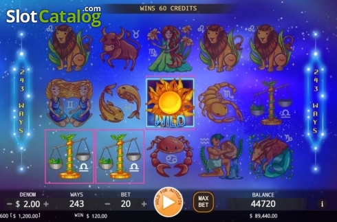 Οθόνη4. Horoscope (KA Gaming) Κουλοχέρης
