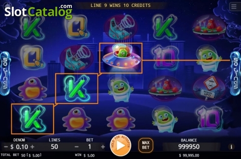 Οθόνη3. UFO (KA Gaming) Κουλοχέρης 