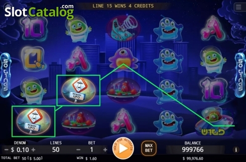 Οθόνη4. UFO (KA Gaming) Κουλοχέρης 