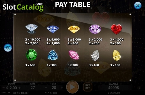Οθόνη5. Quick Play Jewels Κουλοχέρης