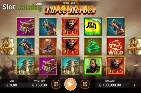Οθόνη2. Three Heroes Κουλοχέρης