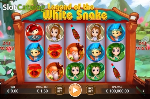 Οθόνη2. White Snake Legend Κουλοχέρης 