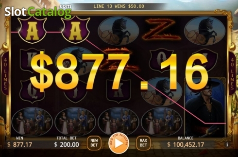 Οθόνη4. The Mask of Zorro (KA Gaming) Κουλοχέρης