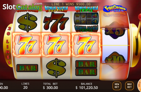 Οθόνη4. Super Bonus Mania Κουλοχέρης