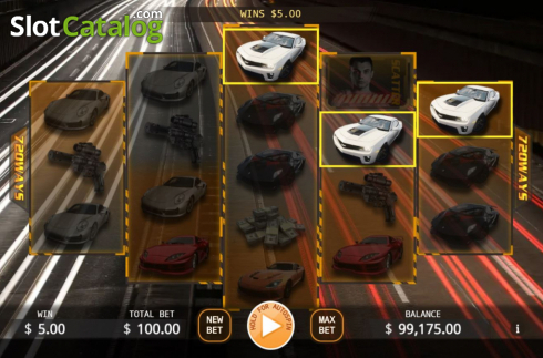 Οθόνη5. Street Racing Κουλοχέρης