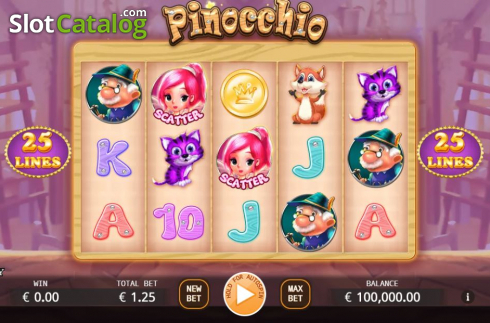 Οθόνη2. Pinocchio (Ka Gaming) Κουλοχέρης