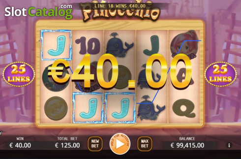 Οθόνη3. Pinocchio (Ka Gaming) Κουλοχέρης
