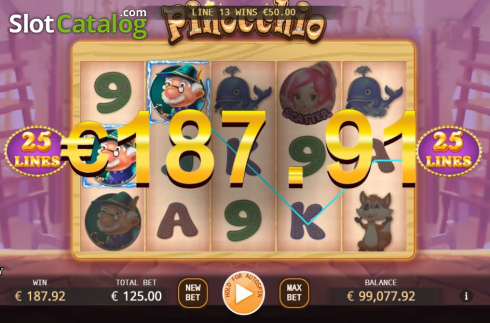 Οθόνη5. Pinocchio (Ka Gaming) Κουλοχέρης