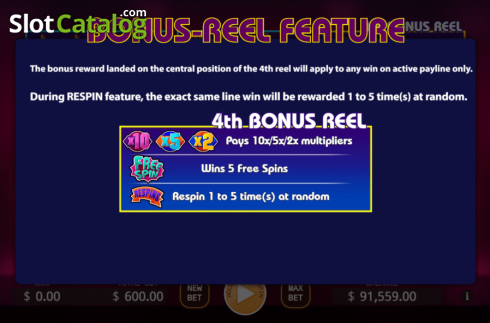 Οθόνη6. Bonus Mania Deluxe Κουλοχέρης