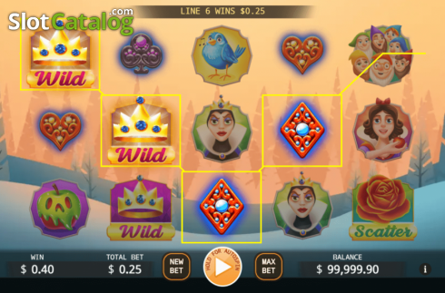 Οθόνη4. Snow White (Ka Gaming) Κουλοχέρης