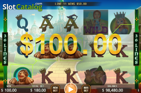 Οθόνη3. The Wizard of Oz (KA Gaming) Κουλοχέρης