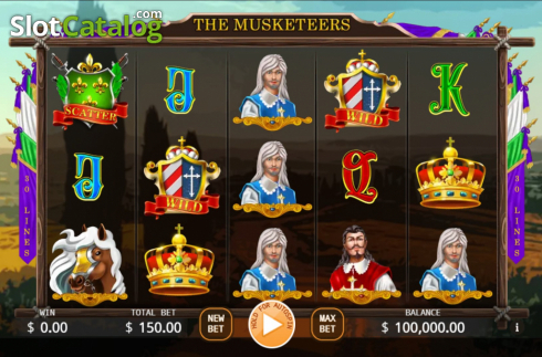 Οθόνη2. The Musketeers (KA Gaming) Κουλοχέρης