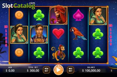 Οθόνη2. Aladdin (KA Gaming) Κουλοχέρης