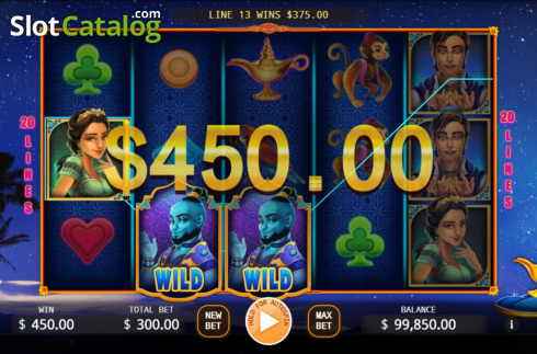 Οθόνη6. Aladdin (KA Gaming) Κουλοχέρης