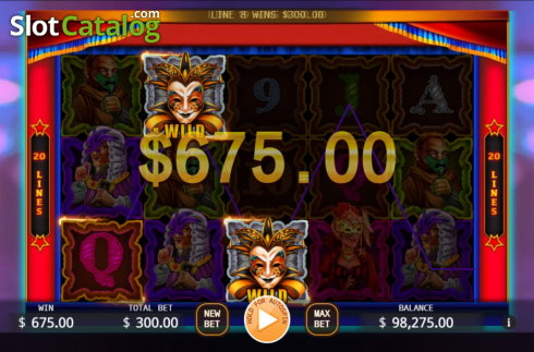 Οθόνη3. Masquerade (KA Gaming) Κουλοχέρης