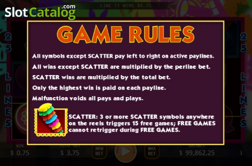 Οθόνη7. Pinata (KA Gaming) Κουλοχέρης