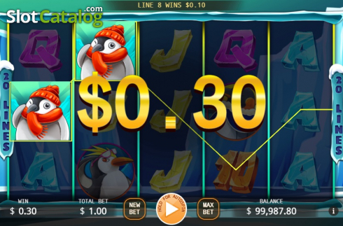 Οθόνη4. Lucky Penguins Κουλοχέρης