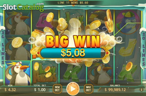 Οθόνη5. Lucky Penguins Κουλοχέρης