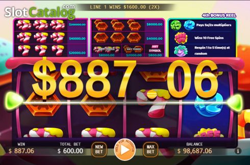Οθόνη5. Candy Mania (KA Gaming) Κουλοχέρης