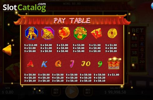 Οθόνη6. Golden Bull (KA Gaming) Κουλοχέρης 