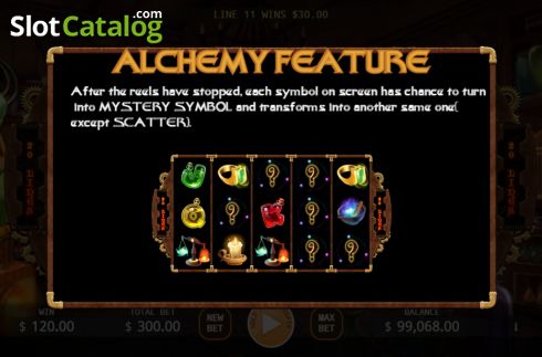 Οθόνη6. Mystery Alchemy Κουλοχέρης