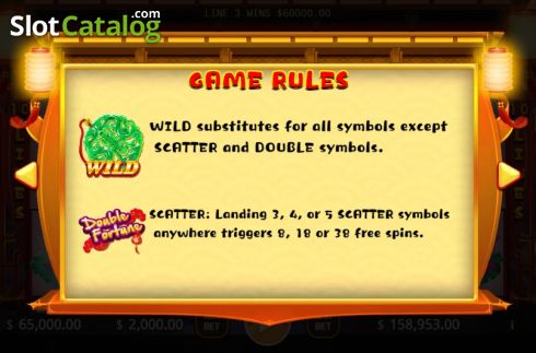 Οθόνη8. Double Fortune (KA Gaming) Κουλοχέρης