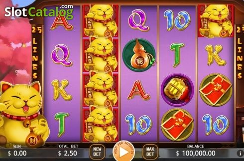Οθόνη2. Lucky Cat (KA Gaming) Κουλοχέρης