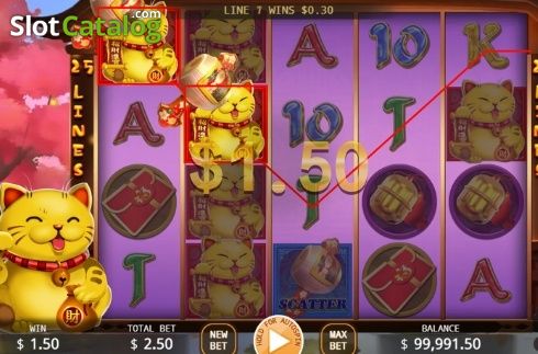 Οθόνη3. Lucky Cat (KA Gaming) Κουλοχέρης