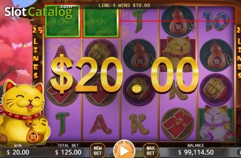 Οθόνη5. Lucky Cat (KA Gaming) Κουλοχέρης