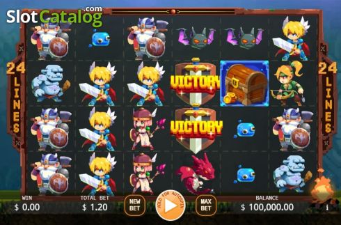 Οθόνη2. The Legend of Heroes (KA Gaming) Κουλοχέρης