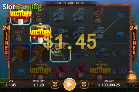 Οθόνη3. The Legend of Heroes (KA Gaming) Κουλοχέρης