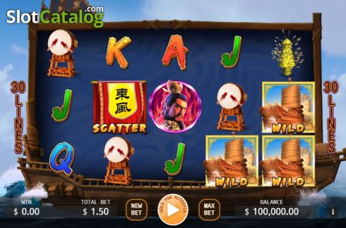 Οθόνη2. Red Cliff (KA Gaming) Κουλοχέρης