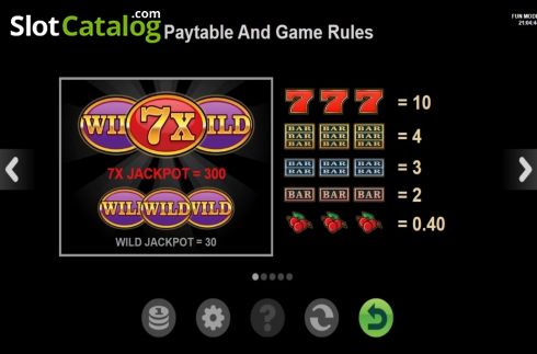 Οθόνη3. True Casino 7x Κουλοχέρης
