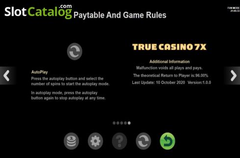 Οθόνη6. True Casino 7x Κουλοχέρης