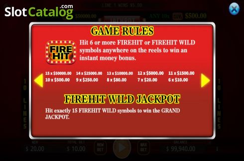 Οθόνη8. Fire Hit Κουλοχέρης